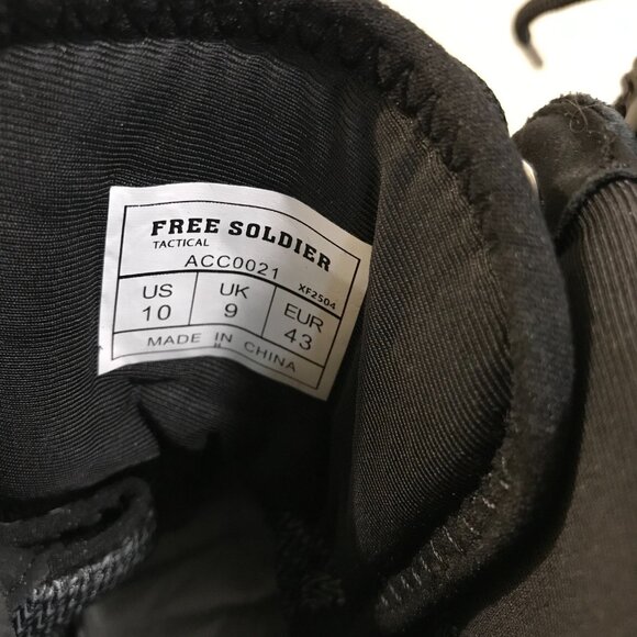 Men's Free Soldier Waterproof Hiking Work Tactical Boots Size: 10 (ACC0021) - Picture 10 of 16